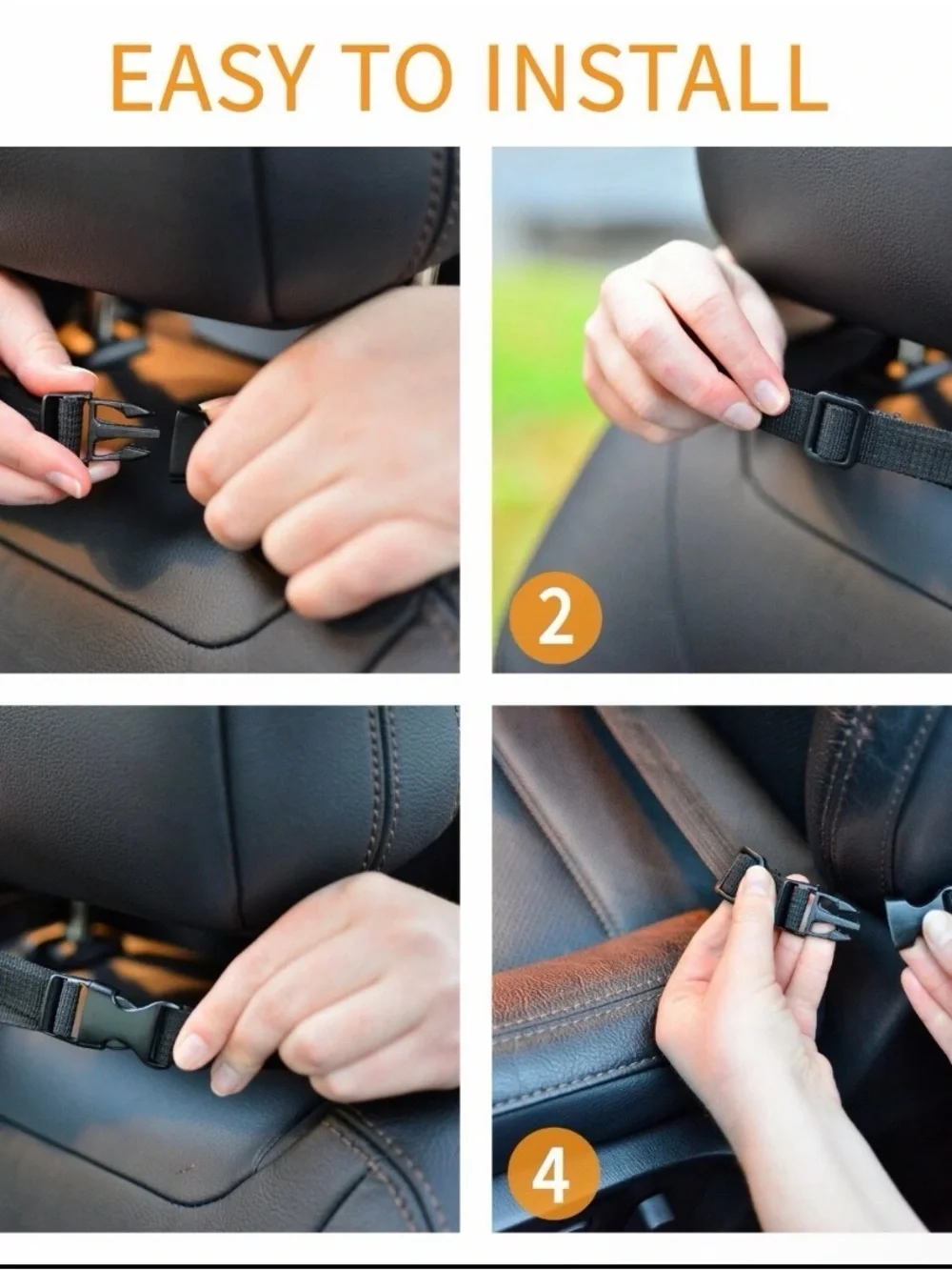 1 Black Backseat Car Organizer Car accessories